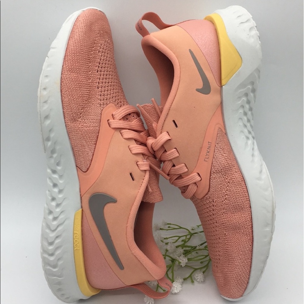• W NIKE ODYSSEY REACT 2 FLYKNIT pink quartz/pumic - Picture 6 of 16